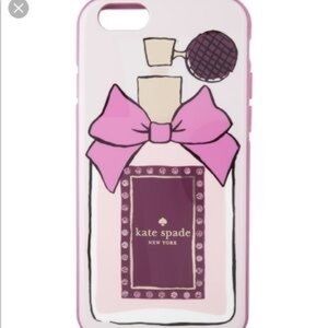 Kate Spade Pink Bow Perfume Bottle Phone Case